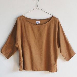 ME & ARROW | Linen Dolman Sleeve Top